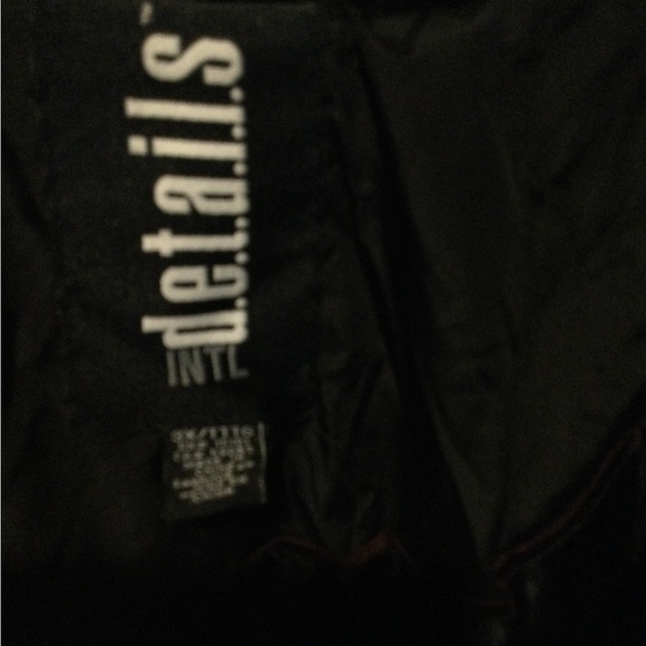 Black long coat with fur in and around the hood - Picture 3 of 5